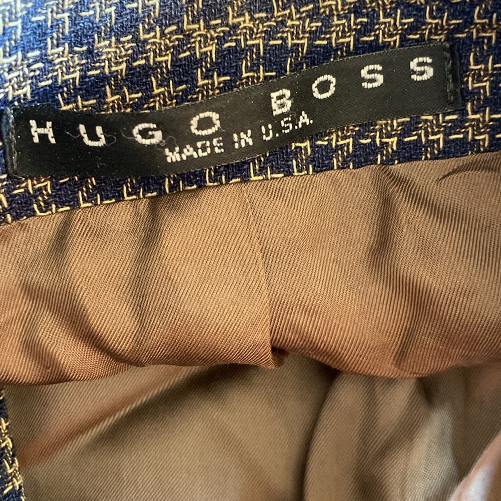 Boss Hugo Boss Galilei 98% Virgin Wool Herringbone Sport Coat
Blazer Size 40L